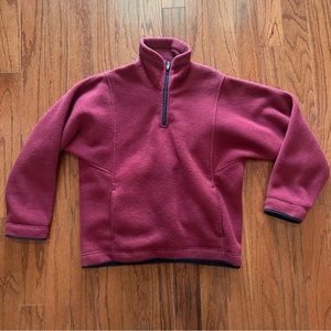 Vintage Patagonia Synchilla Fleece Quarter Zip Pullover USA Made Pockets Sz Sm